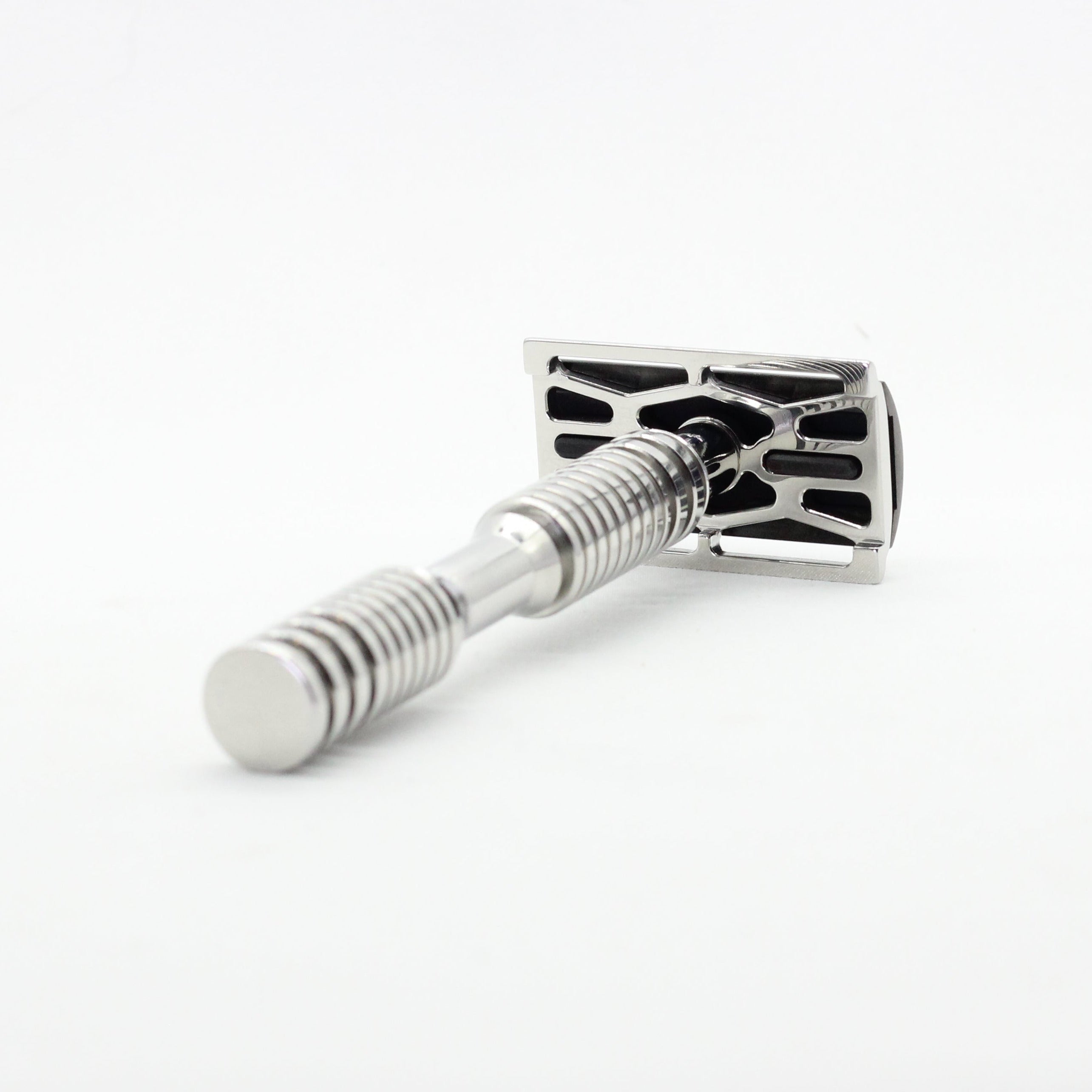 DLC Coated Cap Safety Razor - Side view