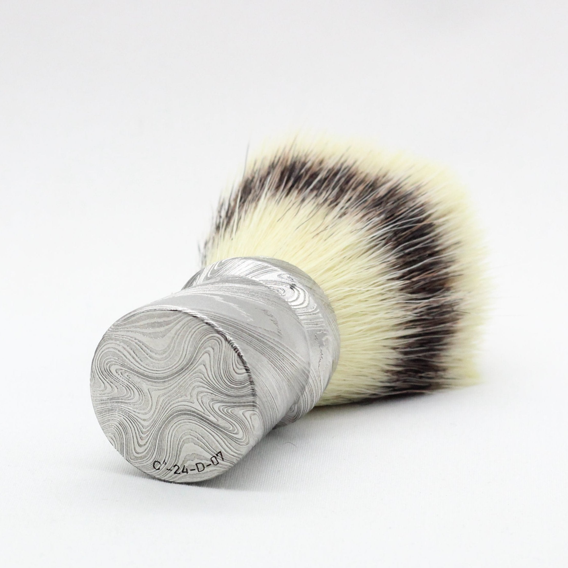 Reserved/Custom: Damascus Shaving Brush..