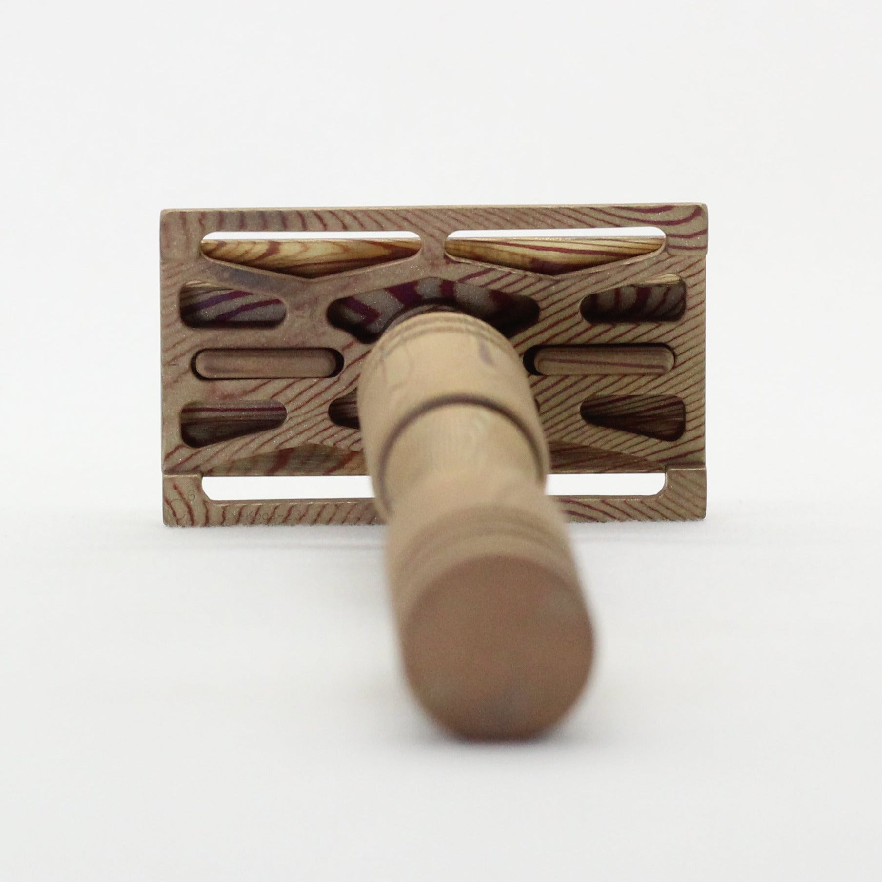 Mokume safety razor - Limited edition - web plate