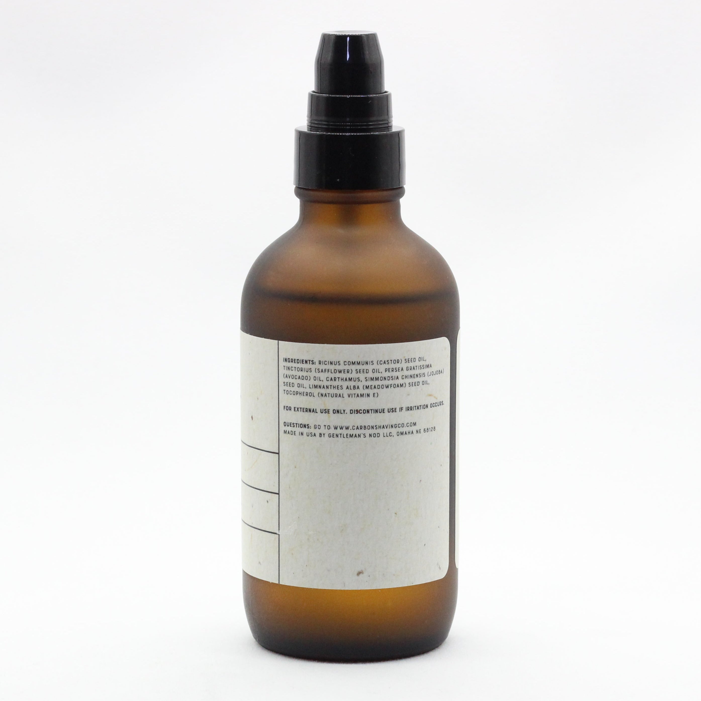 Preshave oil with natural vitamin E for moisturizing your skin