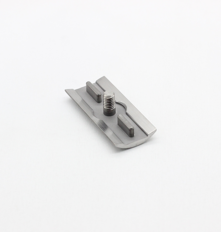 Titanium brushed finish safety razor - 2 tone luxury finish