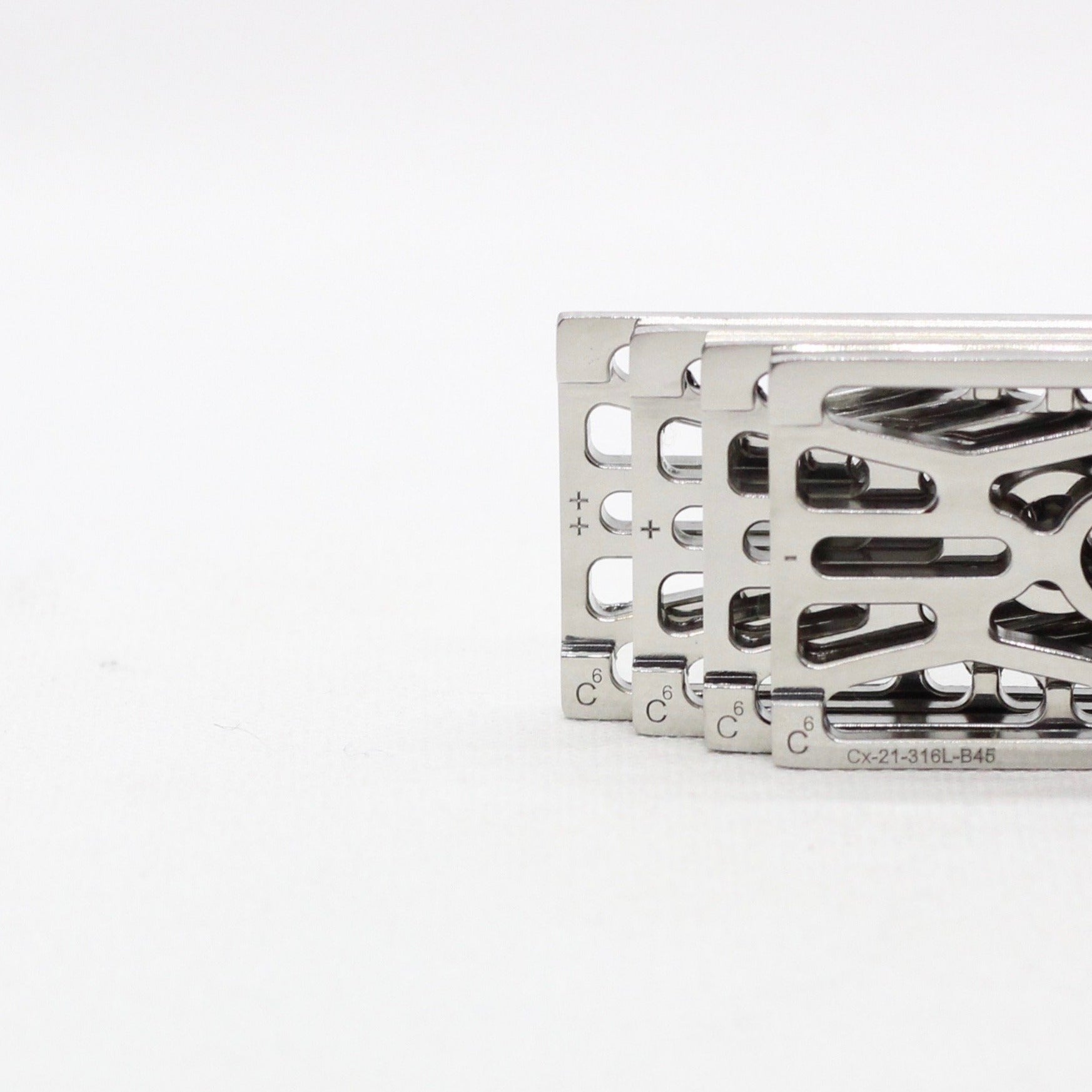 Carbon Shaving Co Deals - stainless steel 316L base plate - machined stainless steel 316L safety razor base plate - 4 base plate options