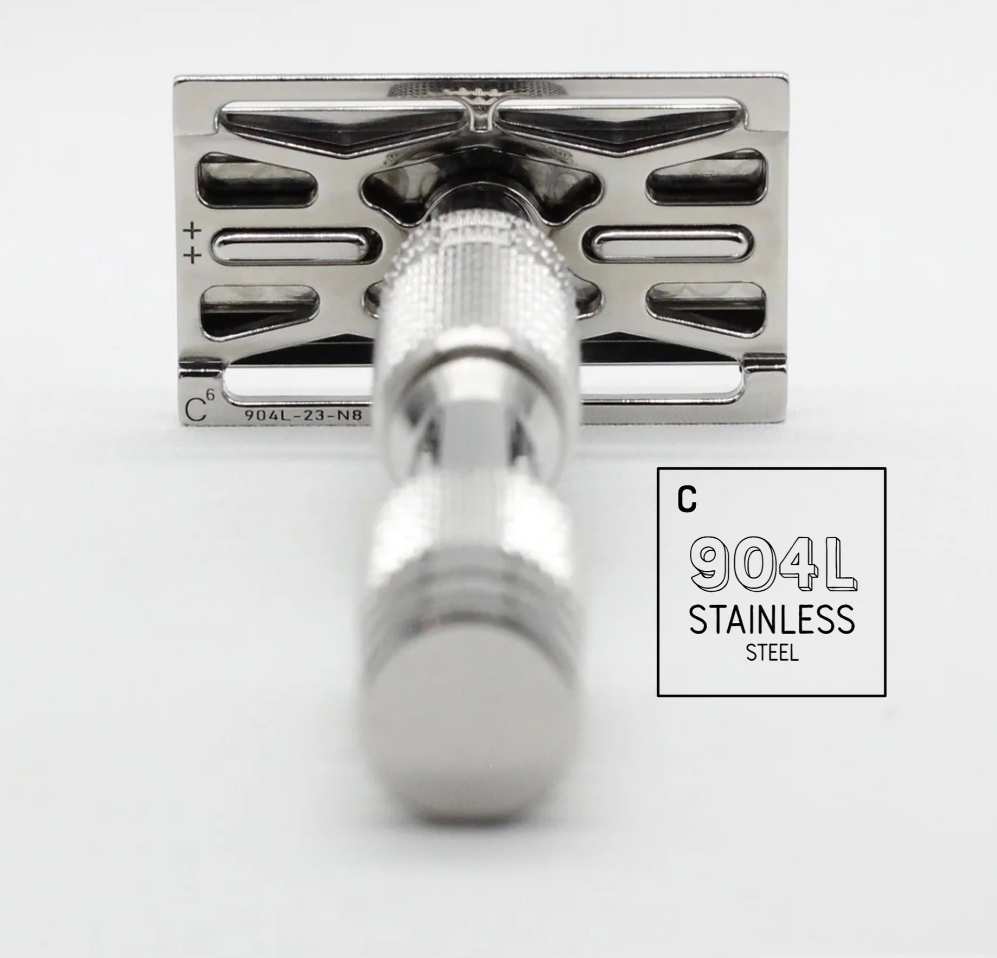904L stainless steel machined safety razor