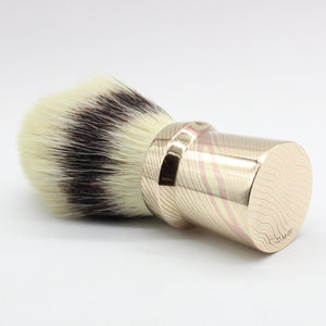 Mokume Shaving Brush - Hand Tied knot