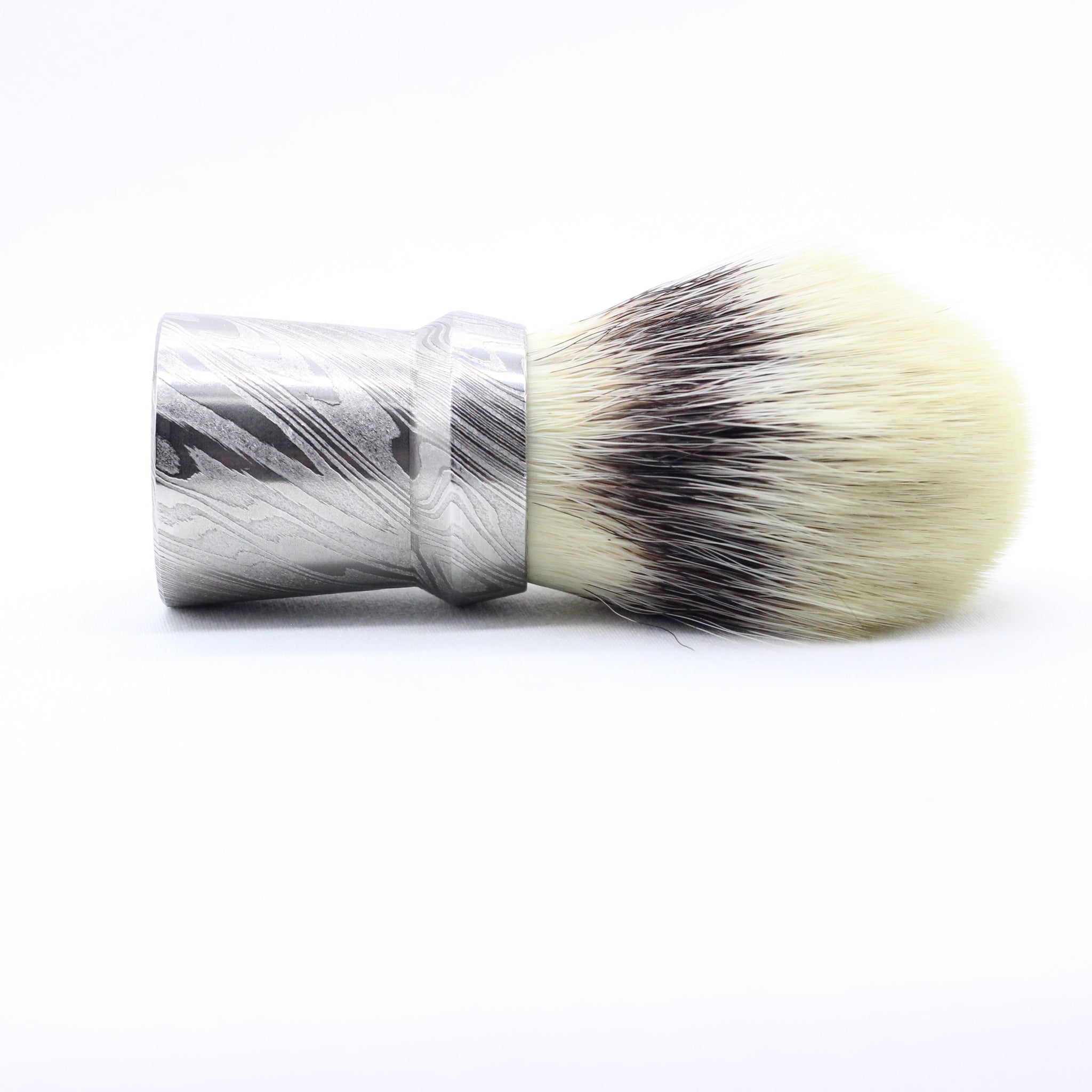 Reserved/Custom: Damascus Shaving Brush - Hand Tied knot. 5