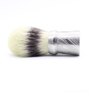 Reserved/Custom: Damascus Shaving Brush - Hand Tied knot. 5