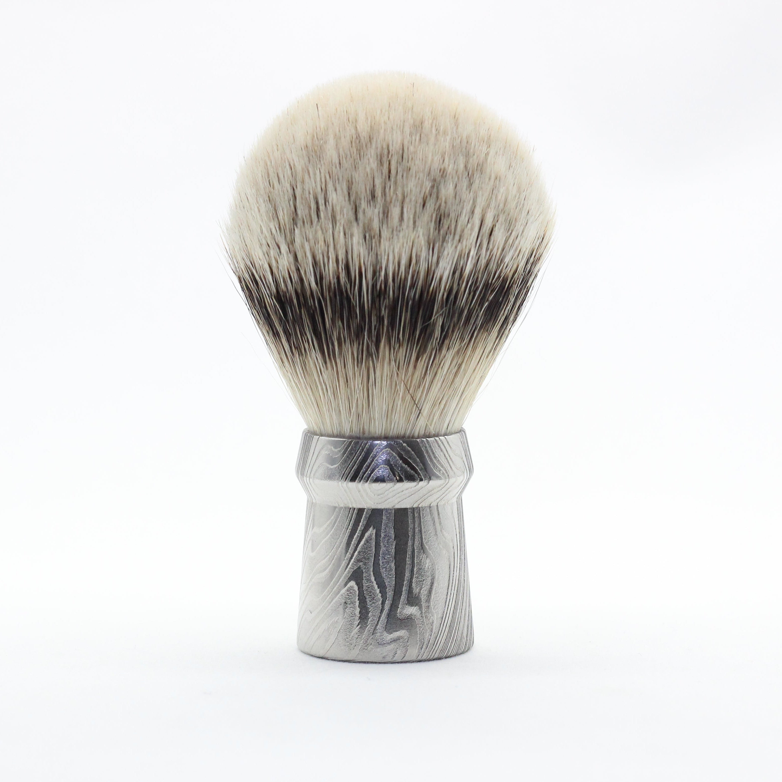 Reserved/Custom: Damascus Shaving Brush...