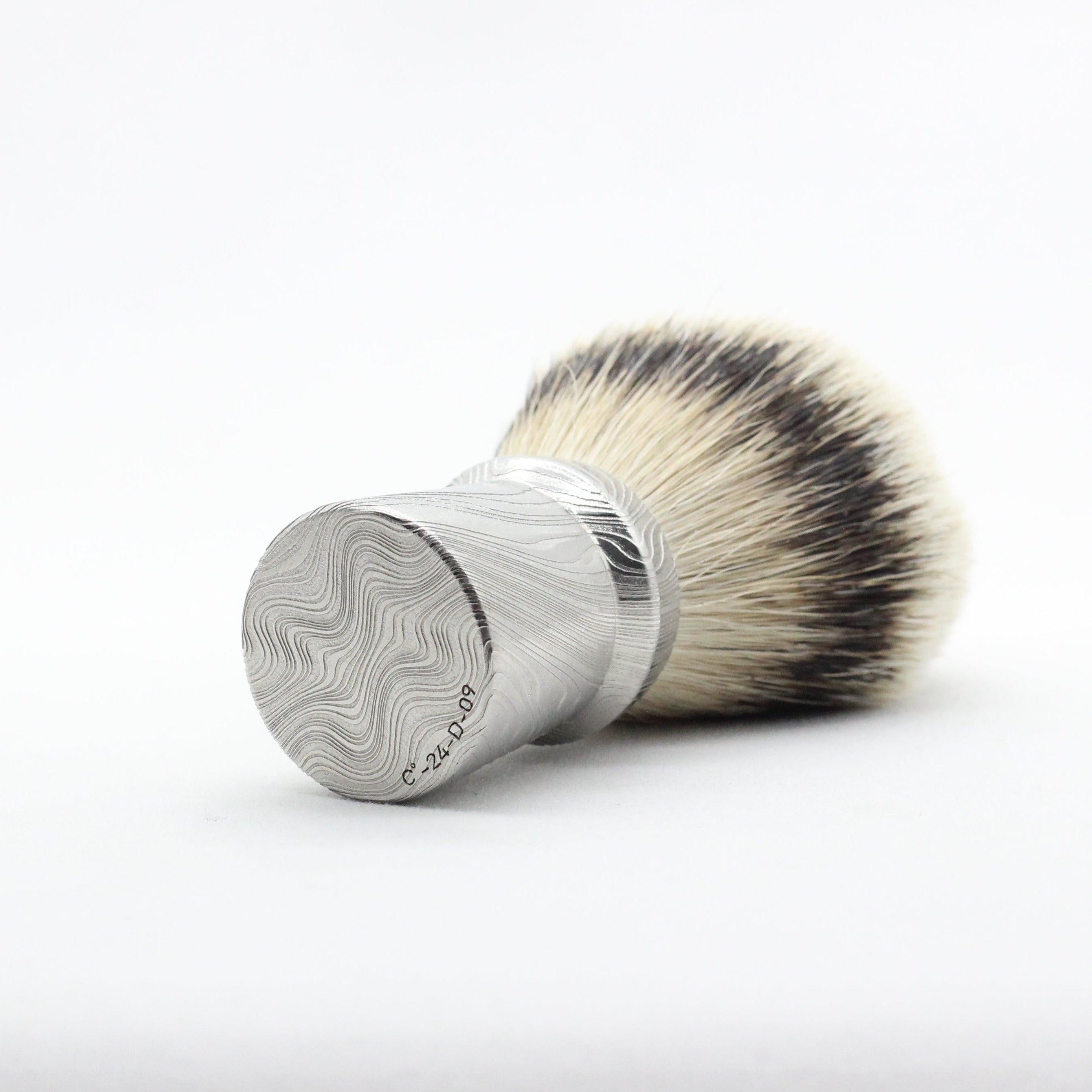 Reserved/Custom: Damascus Shaving Brush...