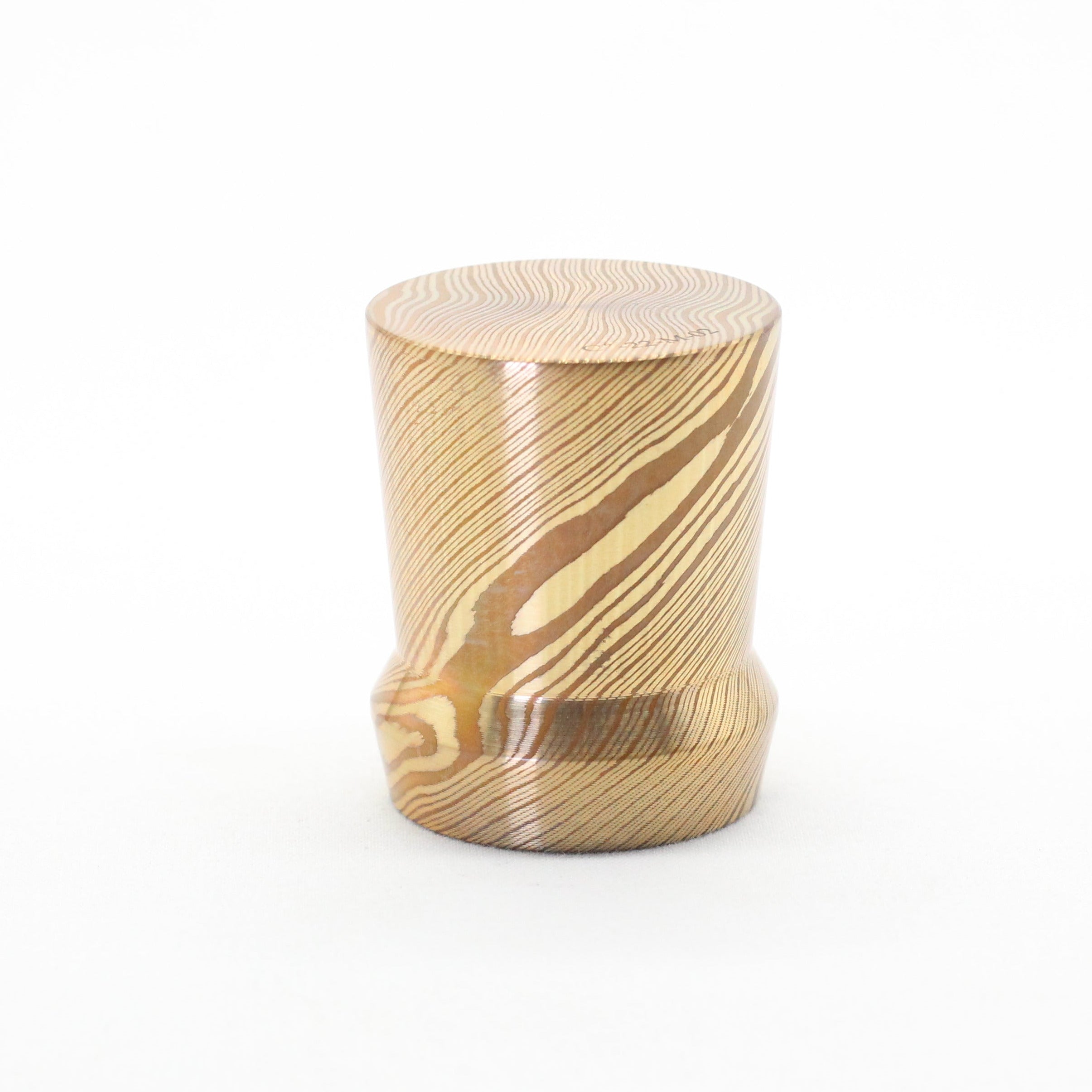 Custom/Reserved: Mokume Shaving Brush - Hand Tied knot.