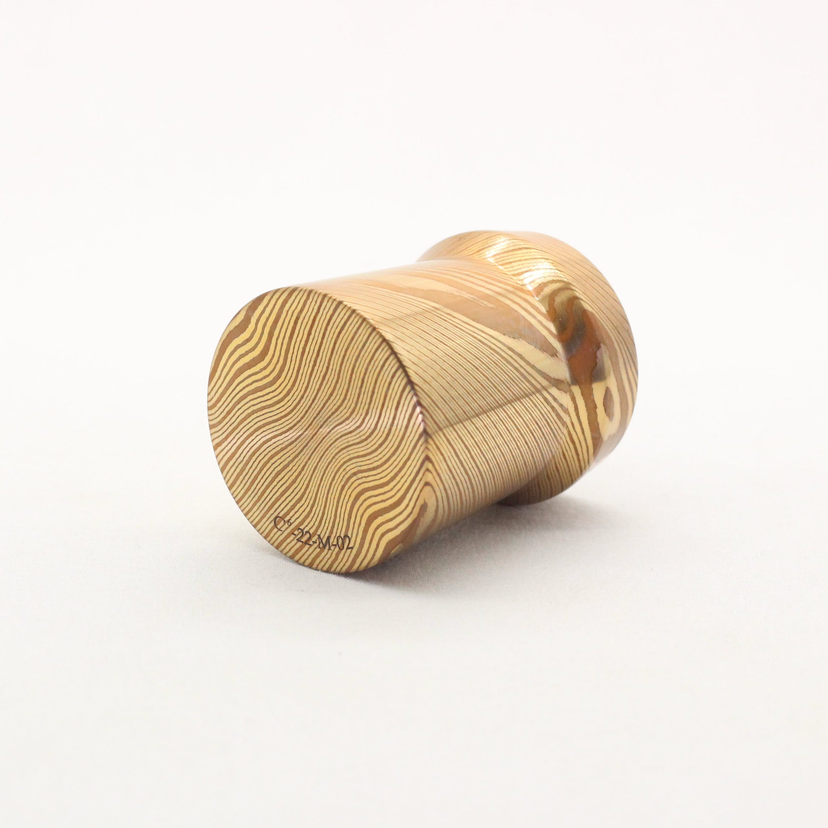 Custom/Reserved: Mokume Shaving Brush - Hand Tied knot.