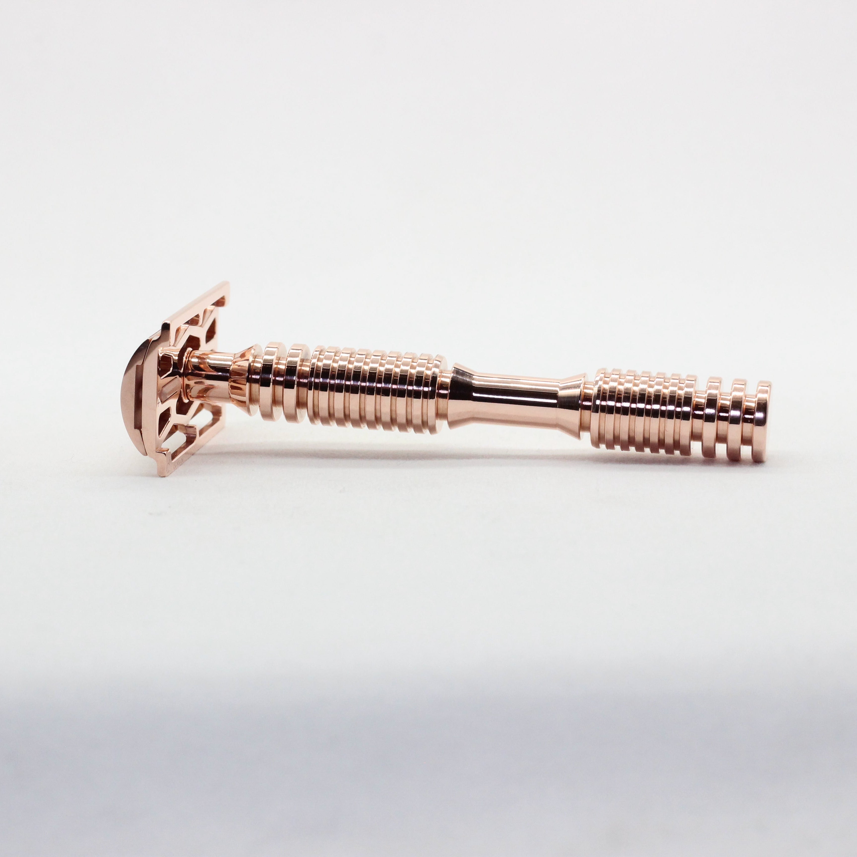 Limited edition copper safety razor - Luxury - side view