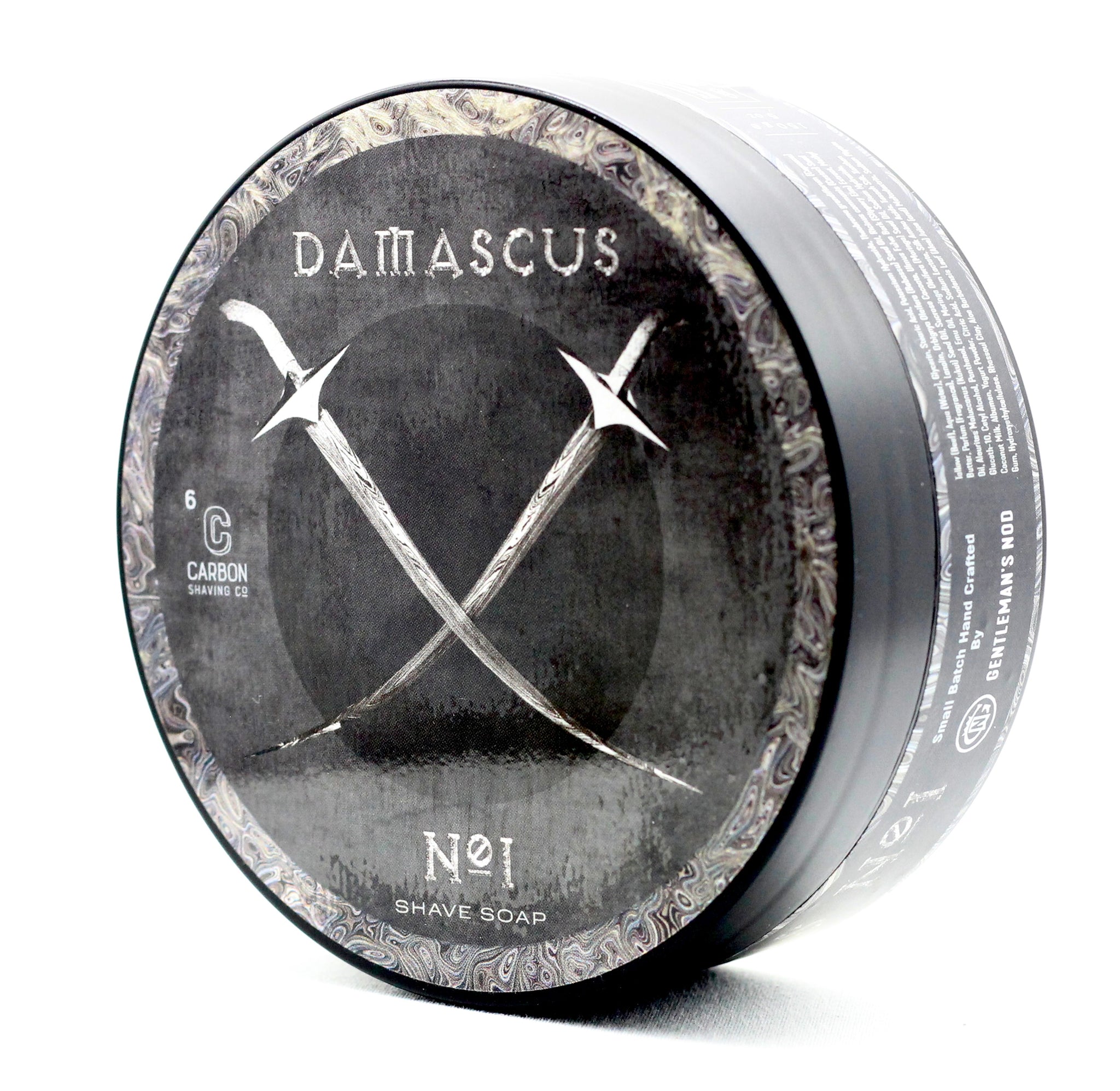 Luxury carbon shaving co shaving soap - reduce razor burn