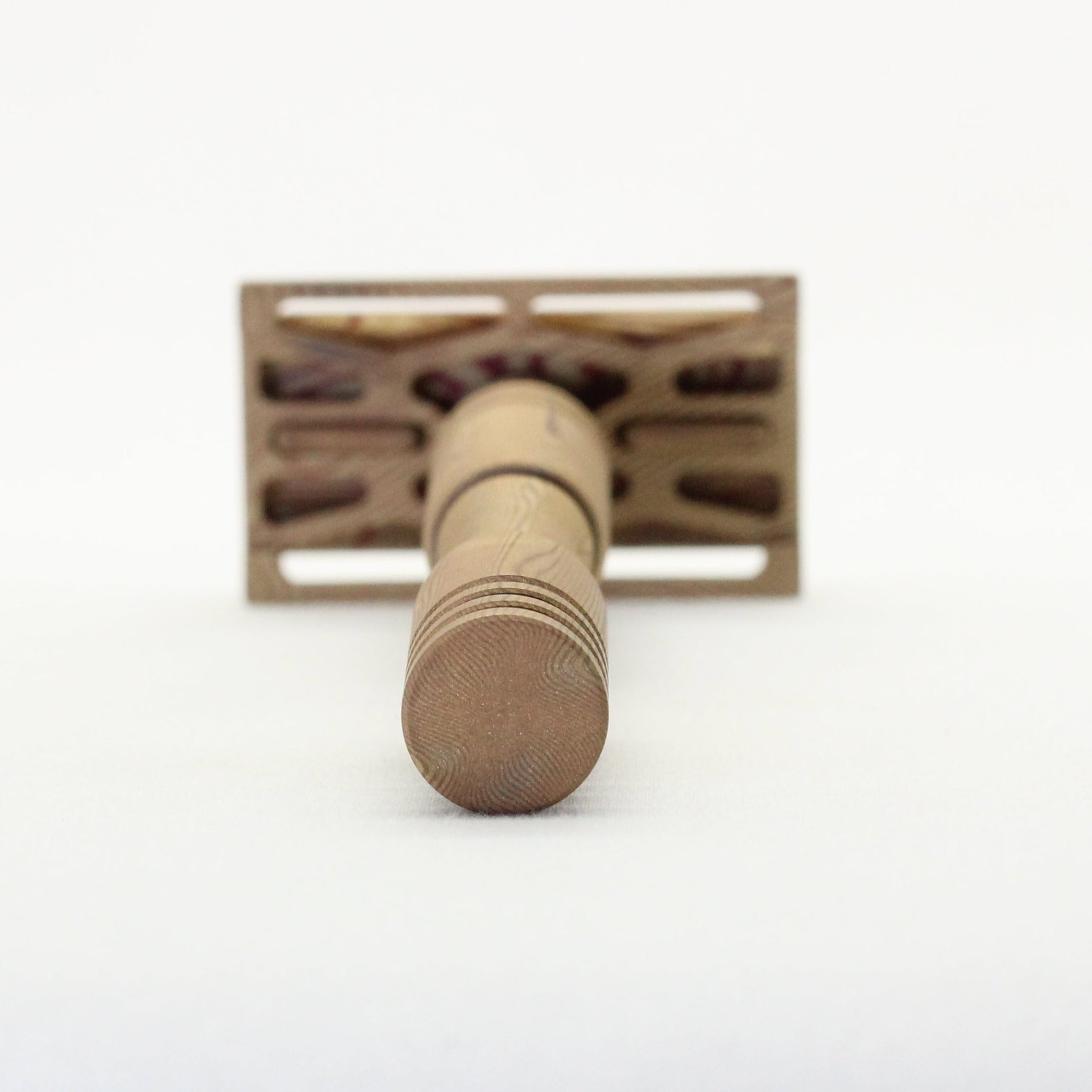 Mokume safety razor - Limited edition - copper and brass