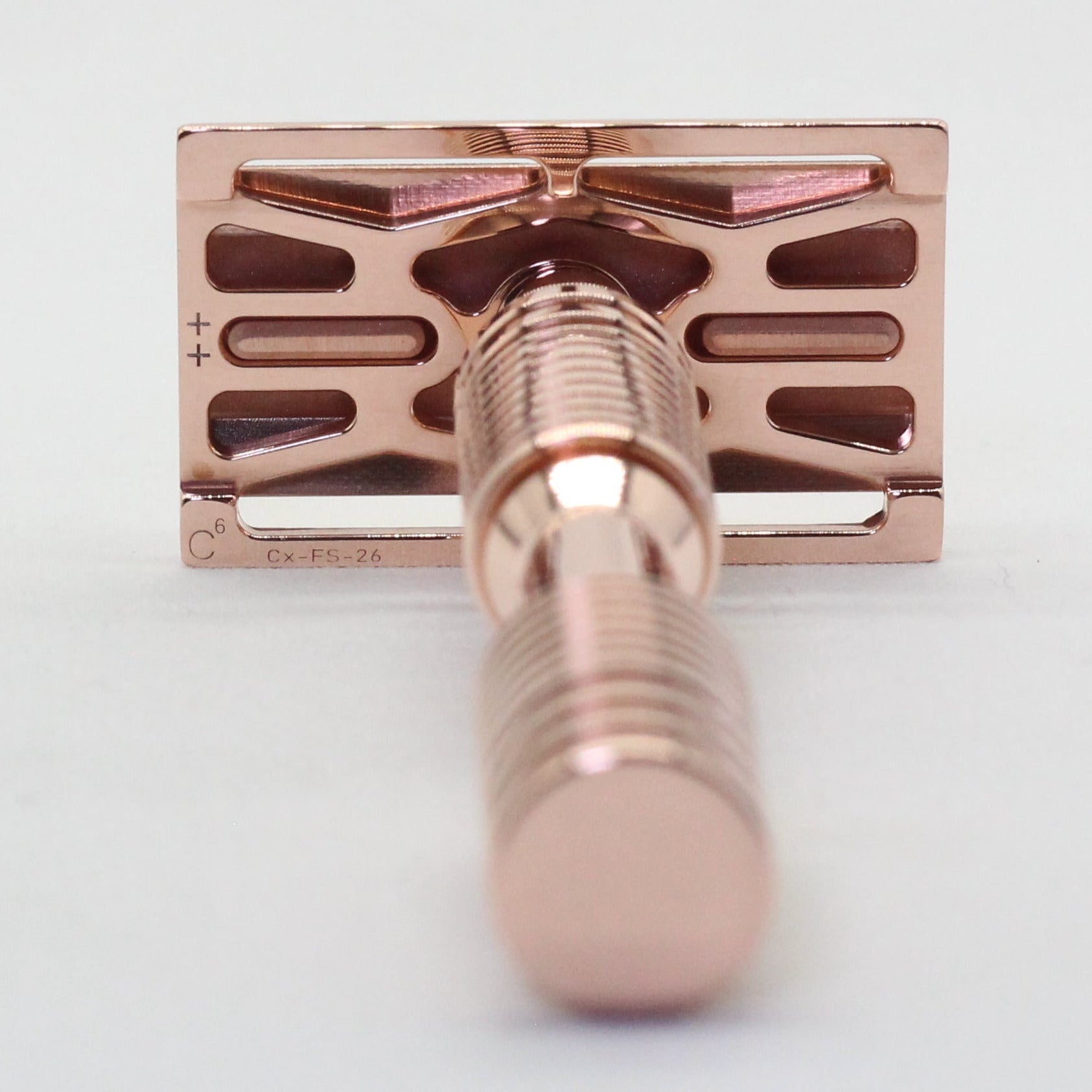Serial numbers on Copper safety razor for mens shaving