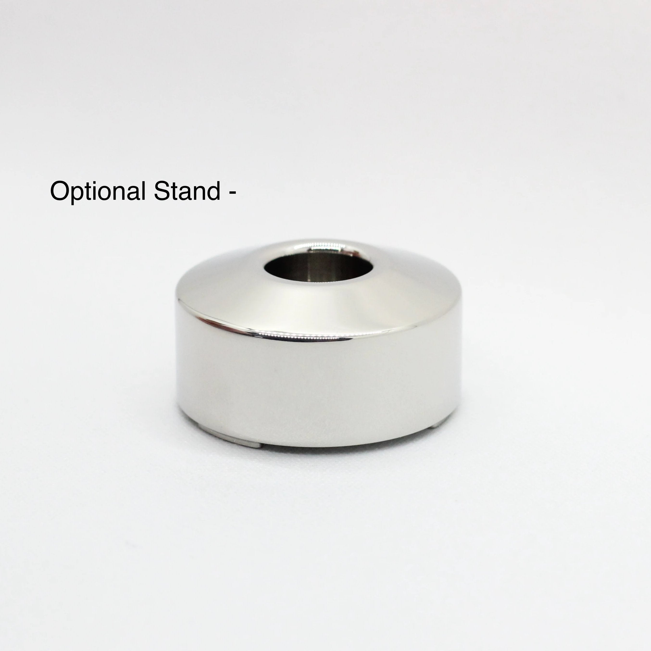 Stainless steel 316L shaving stand for Stainless steel safety razor or shaver for traditional wetshaving. Irritation free, reduce razor burn and ingrown hairs caused by shaving - Carbon Fiber handle light weight