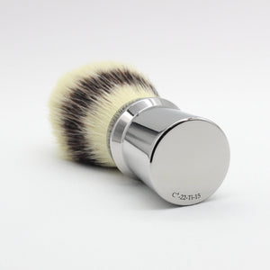Titanium Shaving brush - laser engraved with year, material and unique serial number - Used to lift hairs and soften skin while shaving. Essential part of a shaving kit 