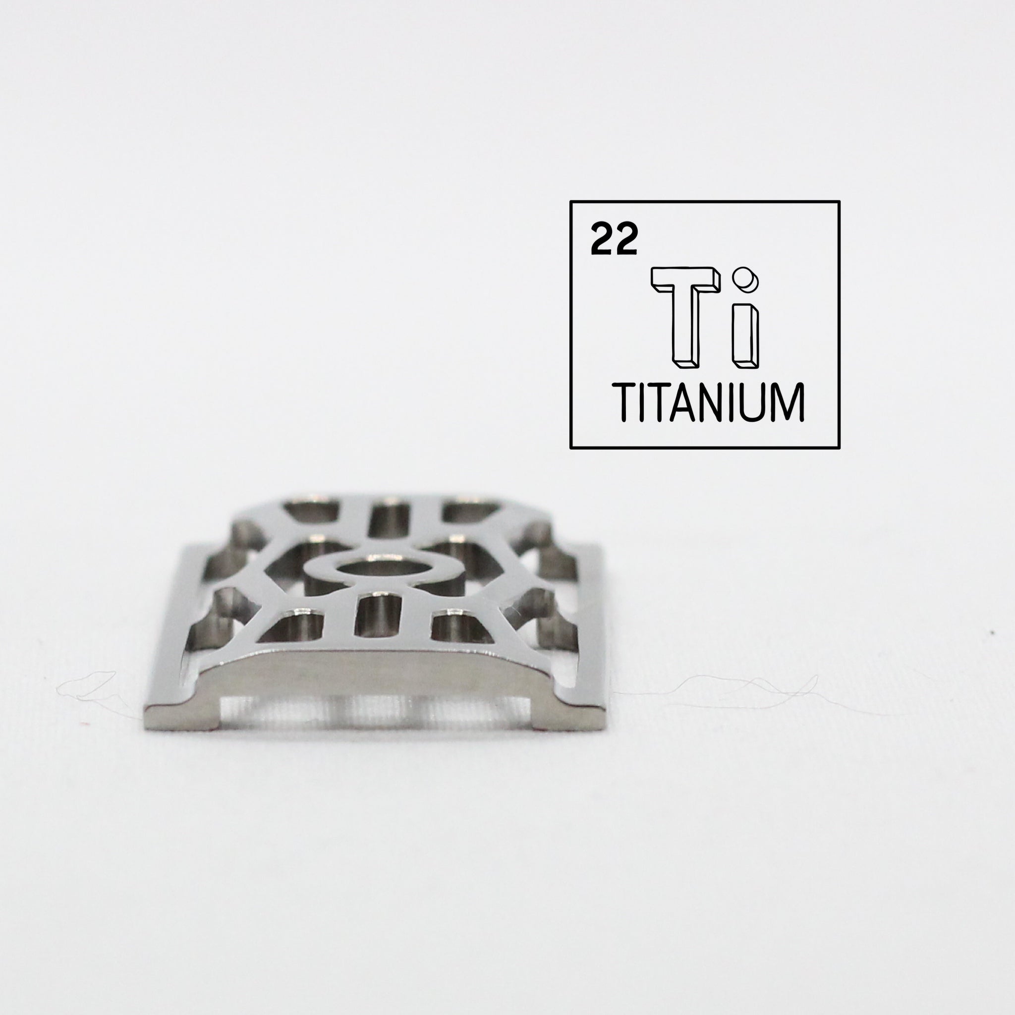 Carbon Shaving Co Deals - Titanium base plate - machined Titanium safety razor base plate